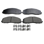 Set of 4 Akebono ProACT Front Disc Brake Pads for Ford F-350 Super Duty (2017–2020)