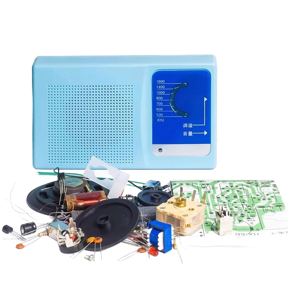 AM Radio DIY Kit 6 Tube PCB Circuit Board with Video Guide