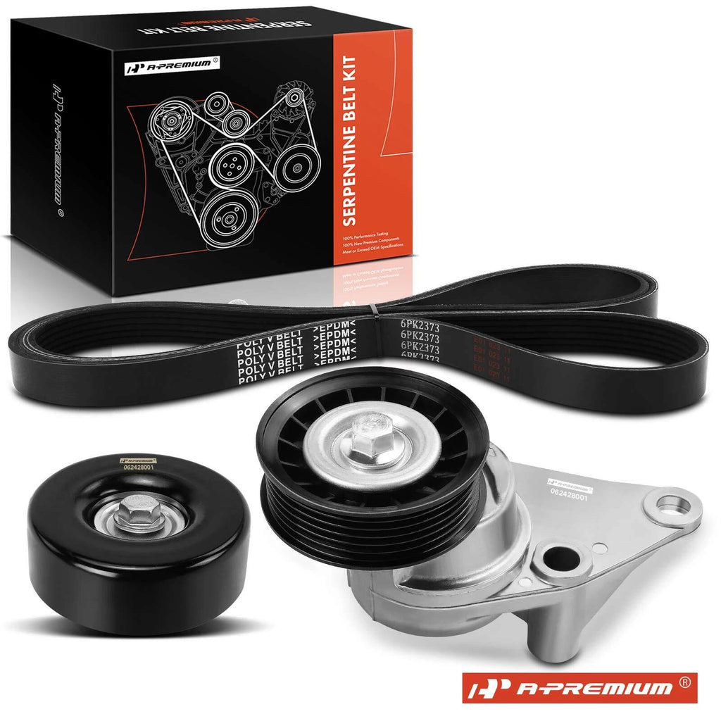 3X Serpentine Belt Drive Component Kit for Chevy Silverado 1500 (2007–2013)