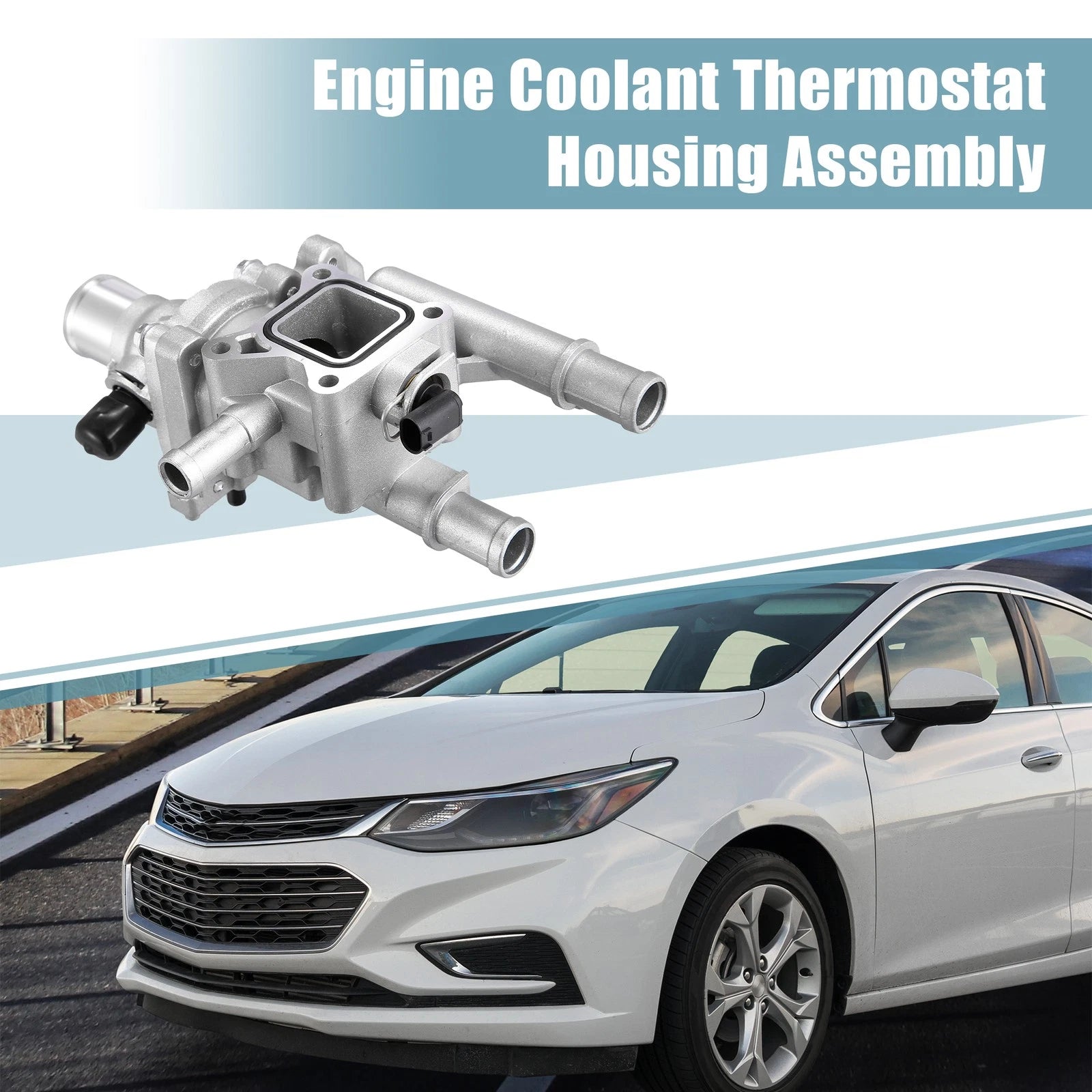 Engine Coolant Thermostat Housing Assembly for Chevy Sonic (2012–2016) 25192228