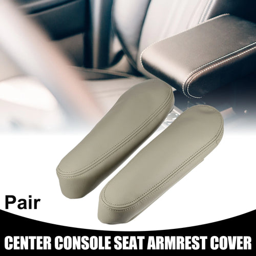 1 Pair Center Console Seat Armrest Cover for Toyota Sequoia (2001–2007) Beige