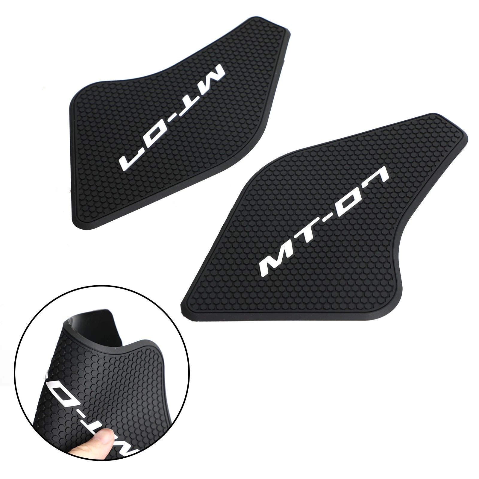 Tank Pads Traction Grips Protector for Yamaha MT-07 MT-08 (2021–2022)