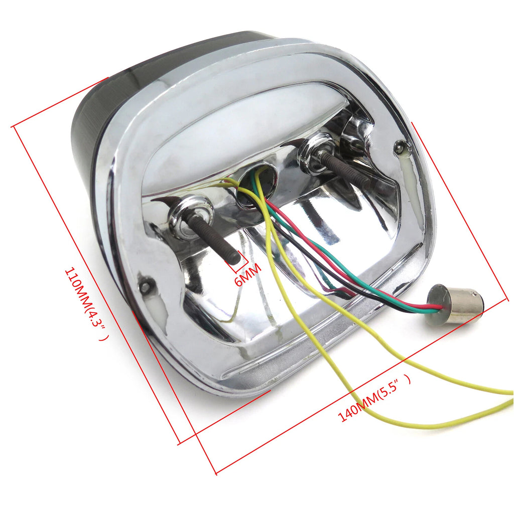 Smoke LED Tail Brake Turn Light for Harley Sportster Softail Dyna (1991–2010)