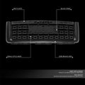 Matte Black Front Grille for GMC Sierra 1500 (2007–2013)