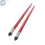 2Pcs Hay Bale Spear for Tractors (49", 4500lbs Capacity)