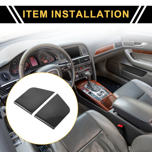 1 Pair Carbon Fiber Inside Door Handle Cover for Ford F-150 (2021–2024)
