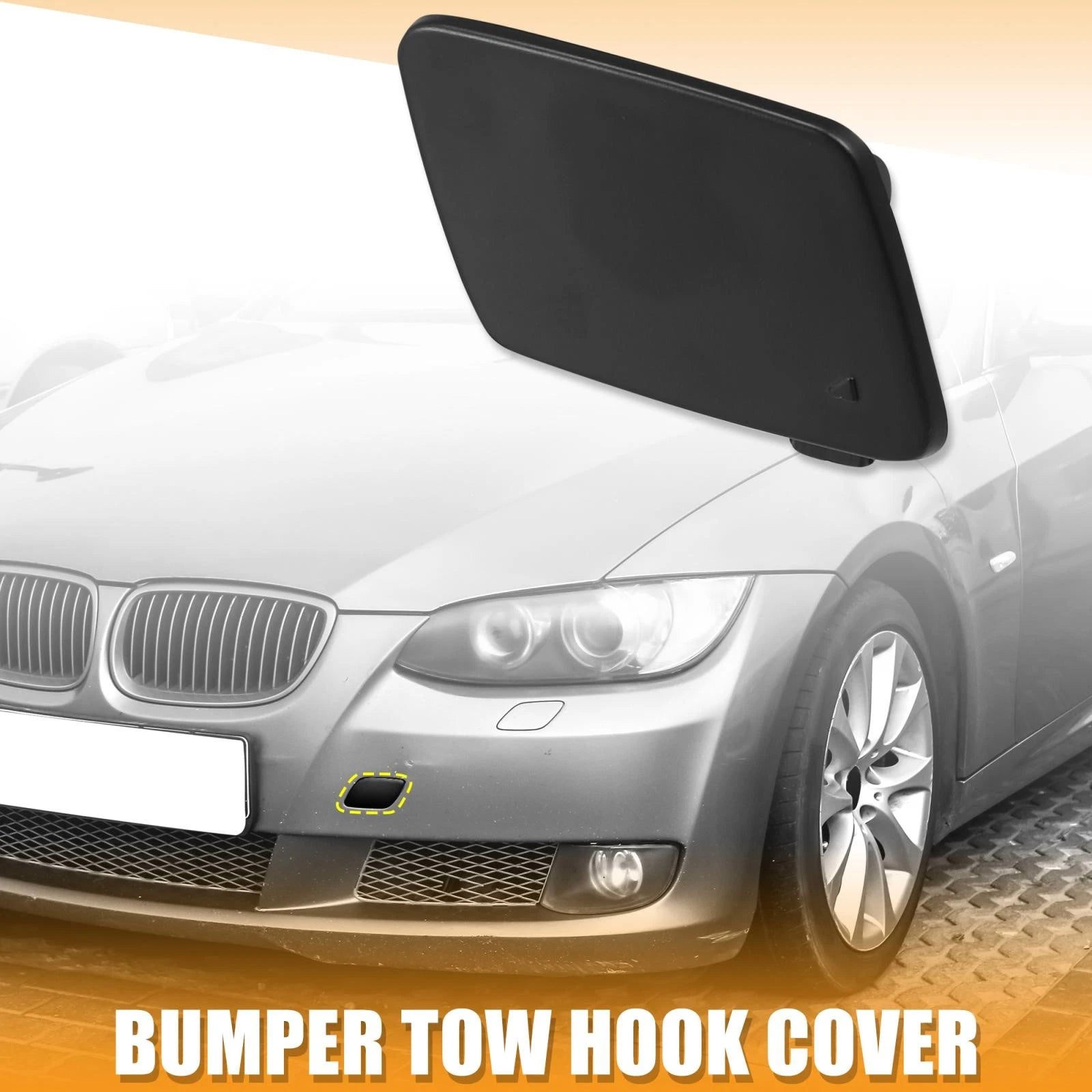 Front Bumper Tow Hook Cover for BMW 328i (2012–2015) 51117891391