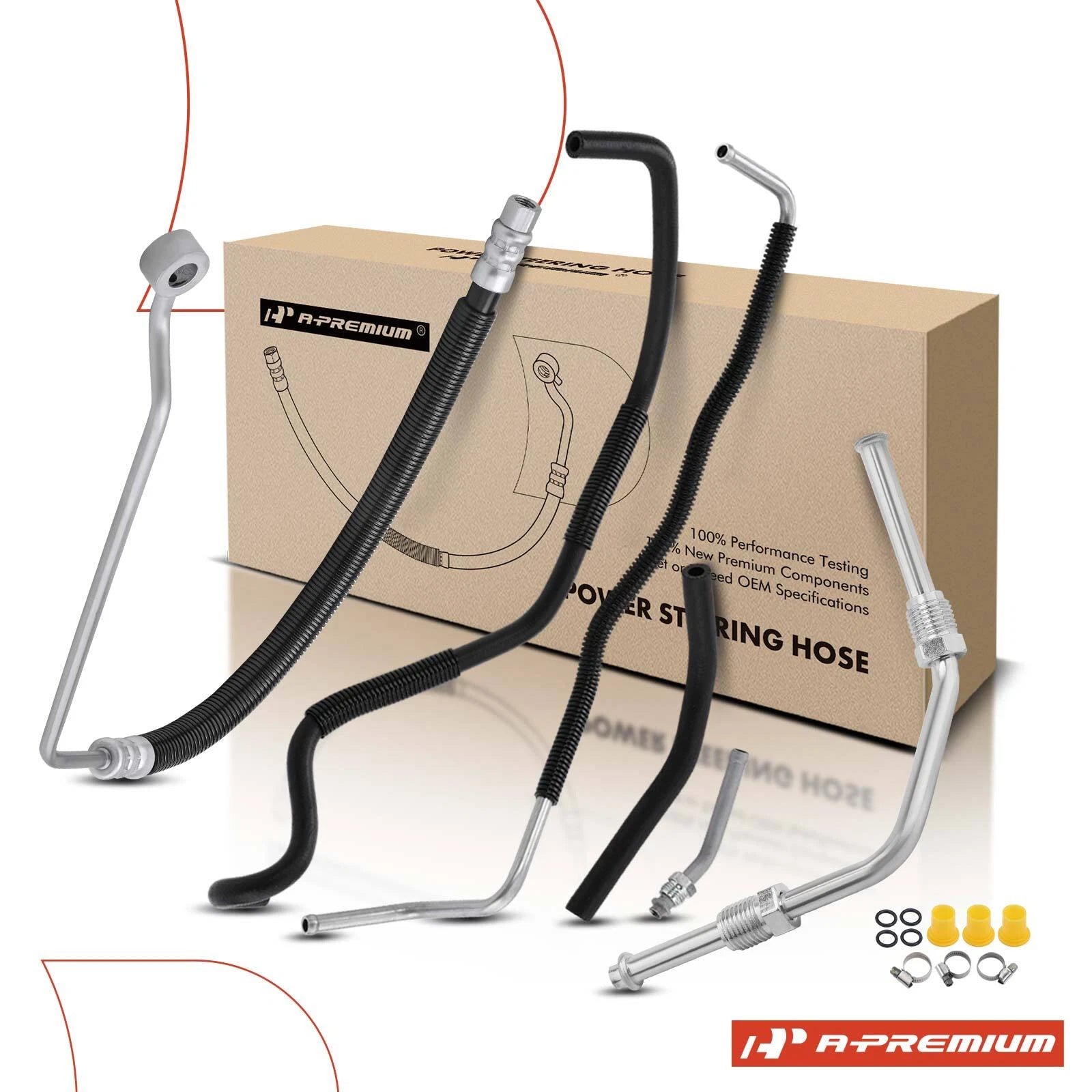 3X Power Steering Pressure & Return Line Hose for Mitsubishi Galant (1994–2002)
