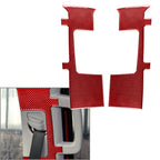 2X Carbon Fiber Seat Belt Panel Cover Trim for Toyota Tundra (2014–2021)