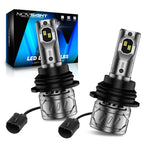 2pc LED Headlight Bulbs 9004 HB1 for 13000LM 6500K White