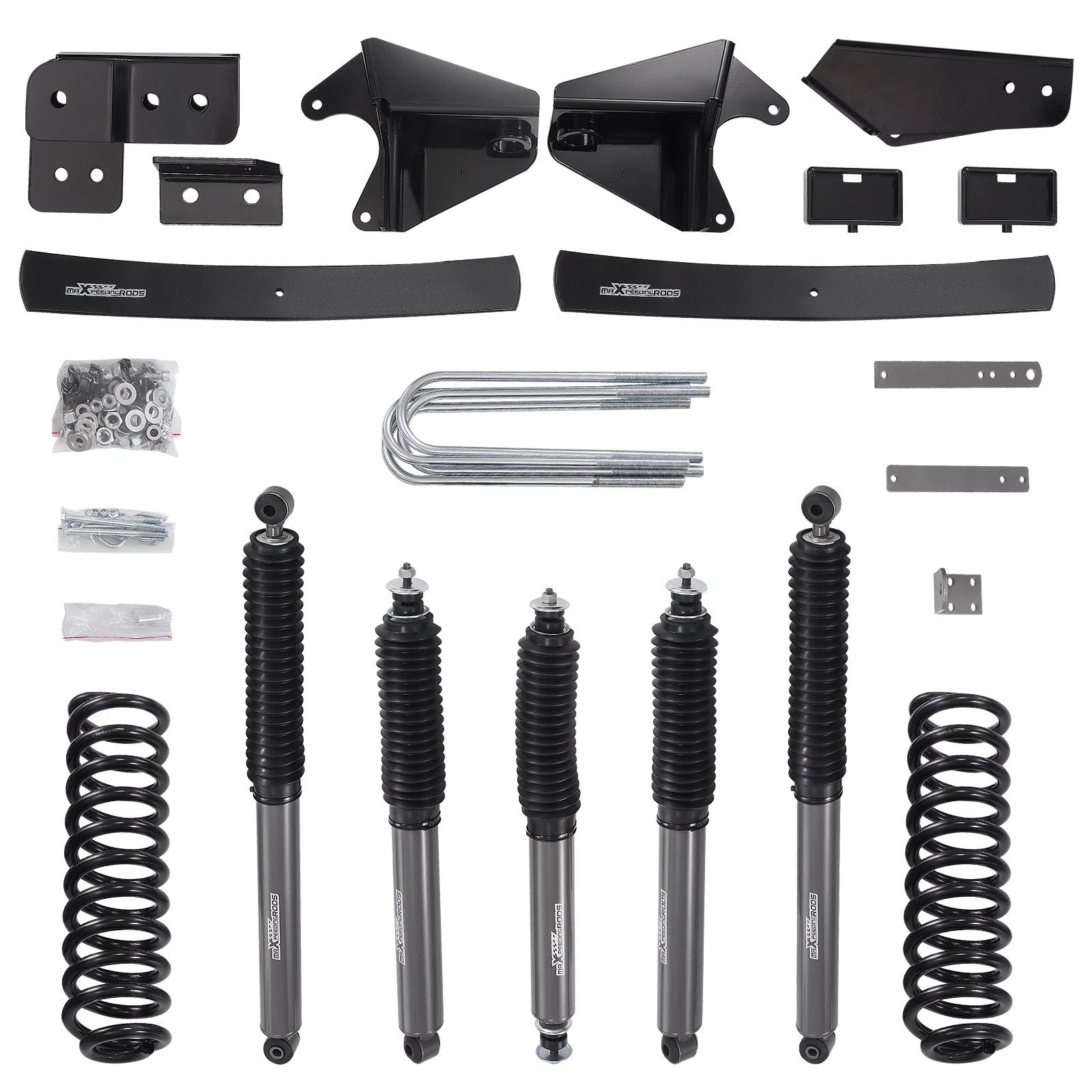 6" Suspension Lift Kit for Ford F150/Bronco (1980–1996) 4WD w/Steering Stabilizer