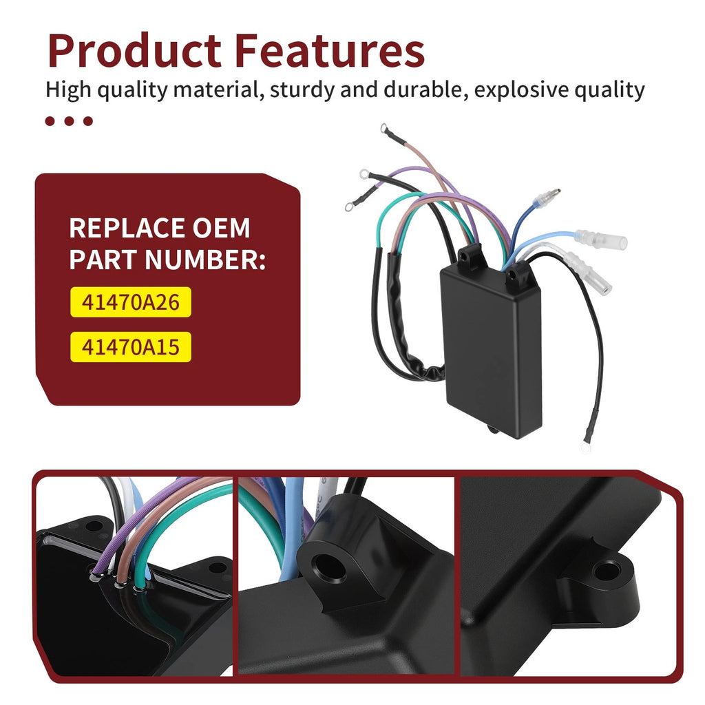 Low Oil Warning Module Sensor for Mercury Mariner (41470A25, 41470A26)