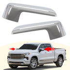 Set of 2 Chrome Replacement Mirror Cap Covers for Chevy Silverado 1500 (2019–2024)