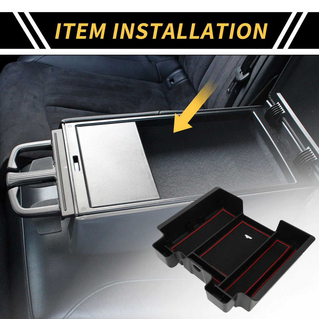Center Console Organizer Tray for Chevy Silverado, GMC Sierra (2019–2023)