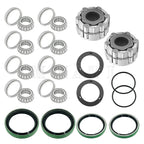 2 Front Wheel Hub Clutch & Bearings Seals Kit for Polaris Scrambler 400 500 (1999–2003)