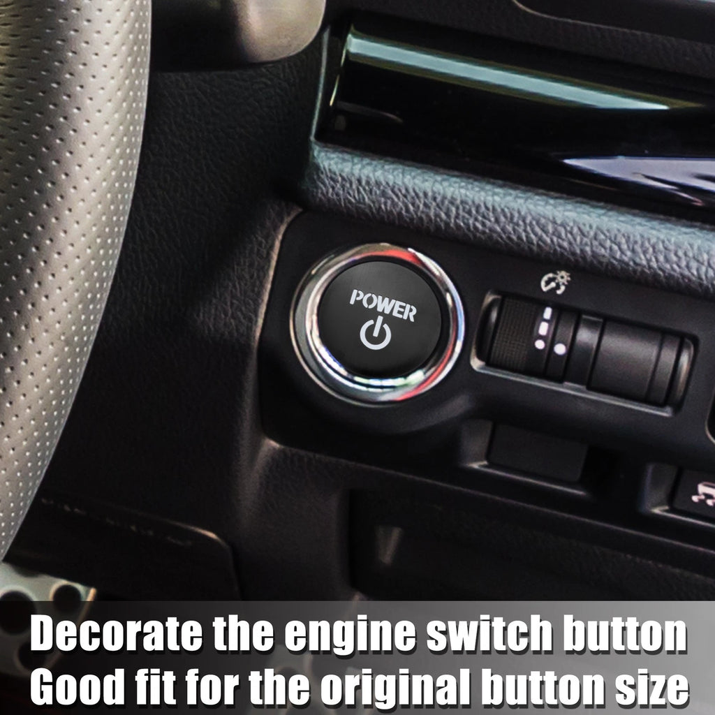 One Click Start Button Cover for Toyota Crown Royal AWS21 (2012–2018) Black