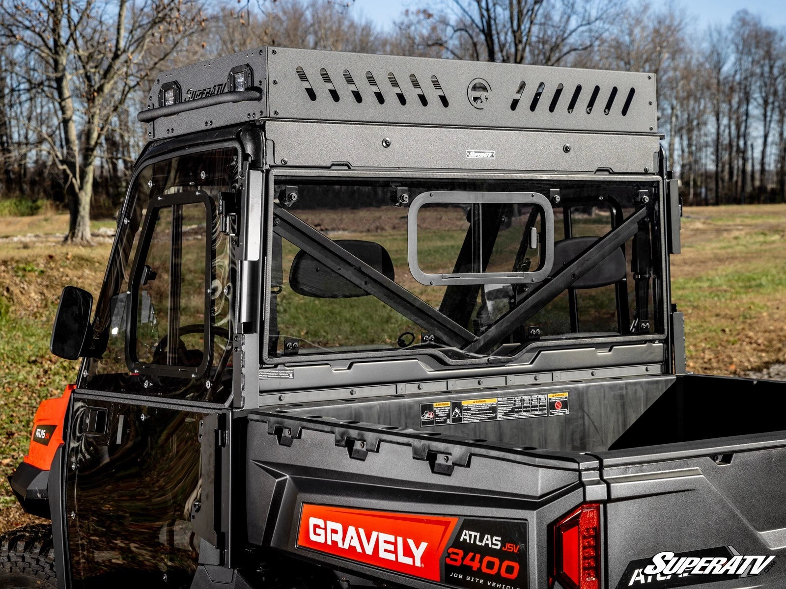 Sliding Rear Windshield for Gravely Atlas JVS (2023–2023)