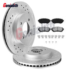 Front Brake Rotors + Ceramic Pads for Saturn SC SC1 SC2 SL SL1 SL2 SW1 SW2 (1991–2002)