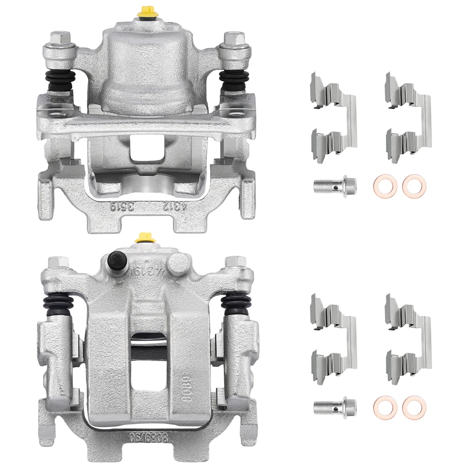 2X Rear Disc Brake Calipers with Bracket for Nissan 370Z (2010–2020)