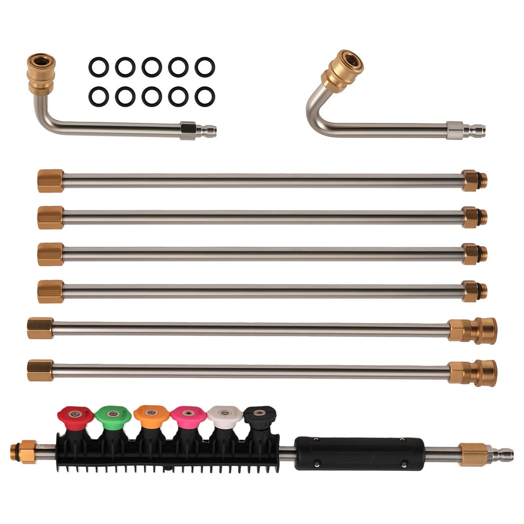 Stainless Steel Pressure Washer Extension Wand 1/4" Quick Connect