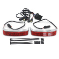 LED Chrome Saddlebag Run Brake Turn Signal Light for Harley FLHR FLHTKSE FLHRSE FLTRUSE (2010–2023)