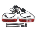 LED Chrome Saddlebag Run Brake Turn Signal Light for Harley FLHR FLHTKSE FLHRSE FLTRUSE (2010–2023)