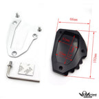 Side Kick Stand Plate Pad Extension for Ducati Multistrada 1200, Hyperstrada 821 (2010–2019)