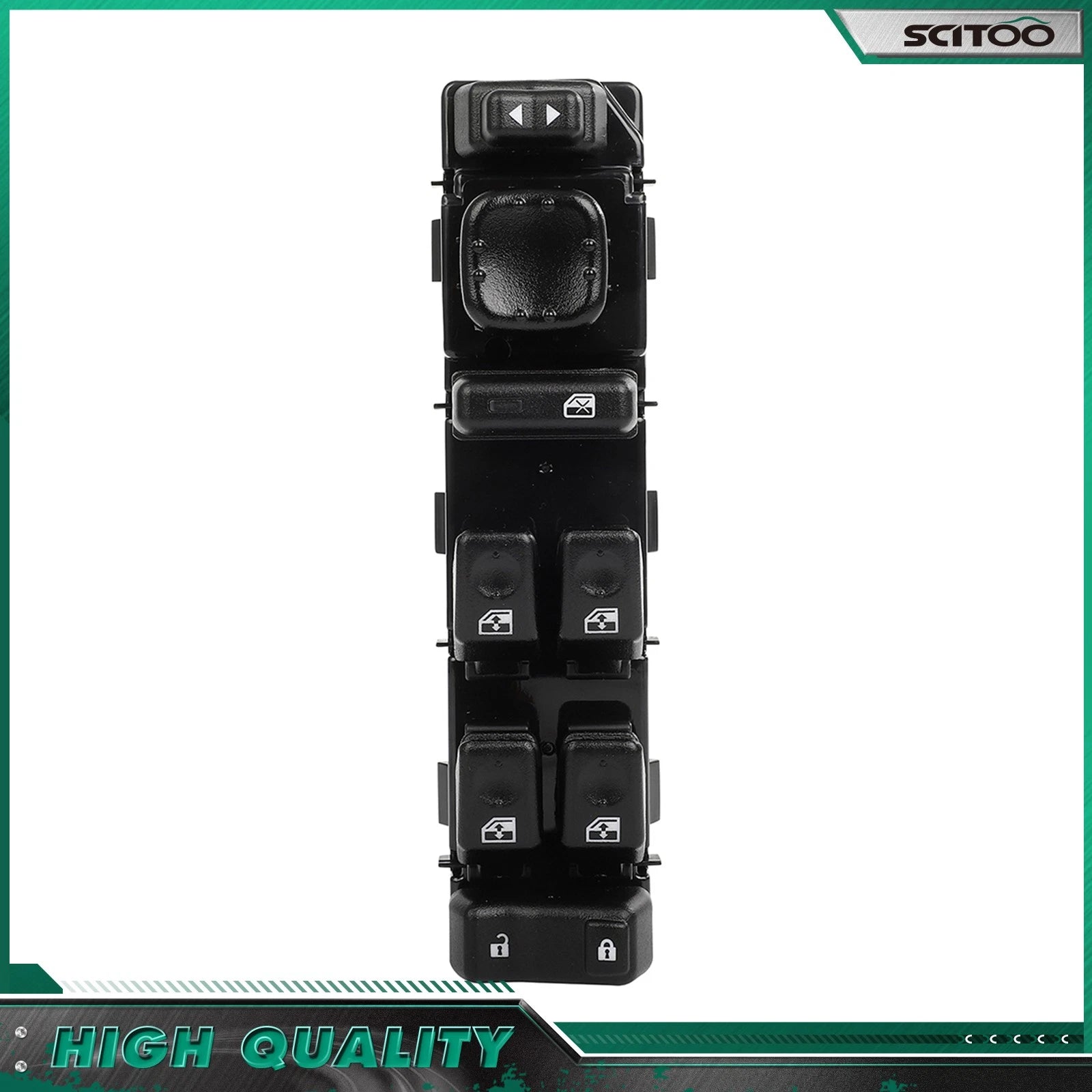 Front Left Window Switch for Chevrolet Silverado 2500, GMC Sierra 2500 (2003–2004)