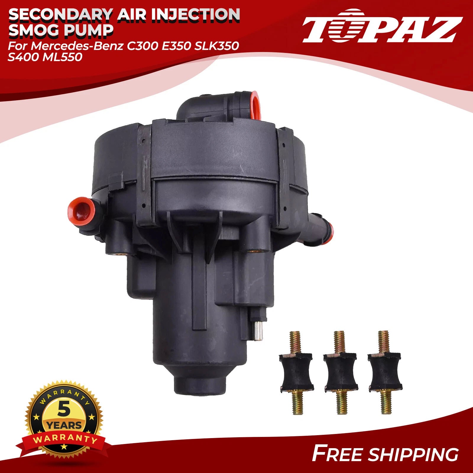 Secondary Air Pump for Mercedes-Benz C300 E350 SLK350 S400 ML550 (2008–2015)