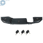 Carbon Fiber Dash with Locking Doors for Club Car Precedent (2008.5+)