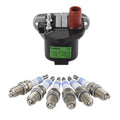 Ignition Coil & 6 Platinum Spark Plugs Kit for Mercedes R129 300SL (1989–1993)