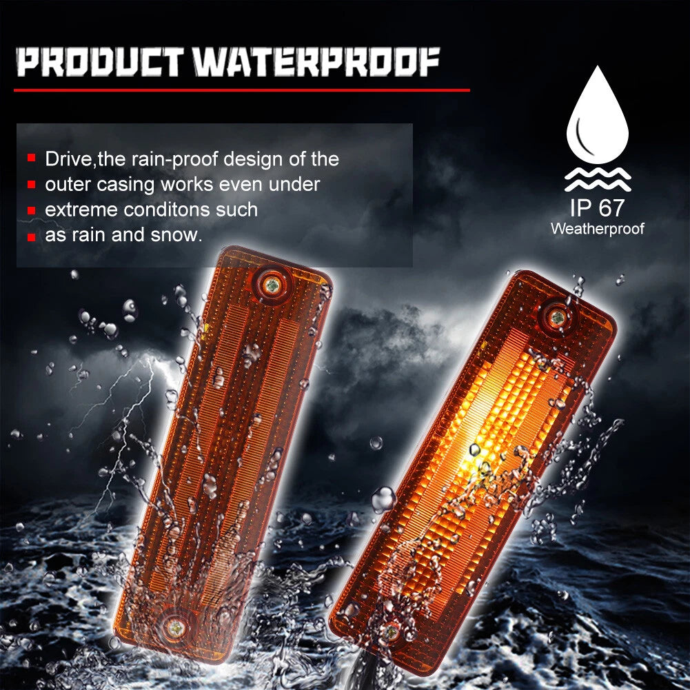 Amber Front Turn Signal Lights for Mazda 323 626 Pickup (1983–1993)