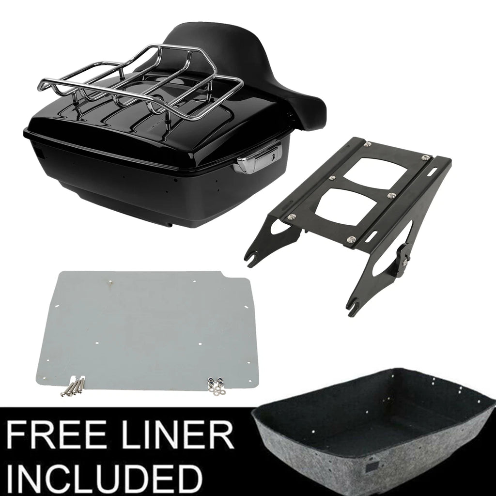 Trunk Backrest Mount Rack Plate for Harley Touring Glide (2014–2026)