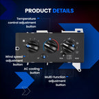 AC Control Panel for Mack CH613 CV713 (2001–2005) 1000149542 11-1225