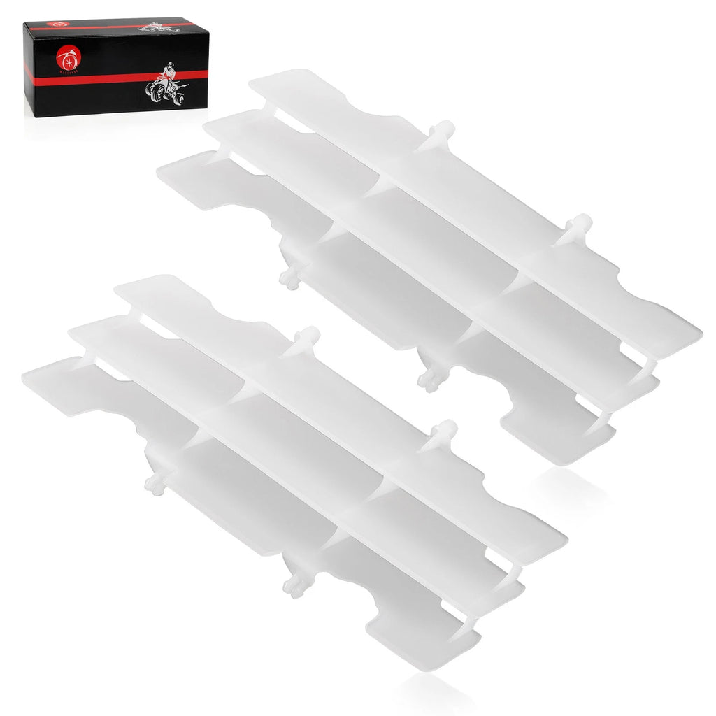 2X Radiator Louver Guard for Honda CR125R (1992–1997) - White