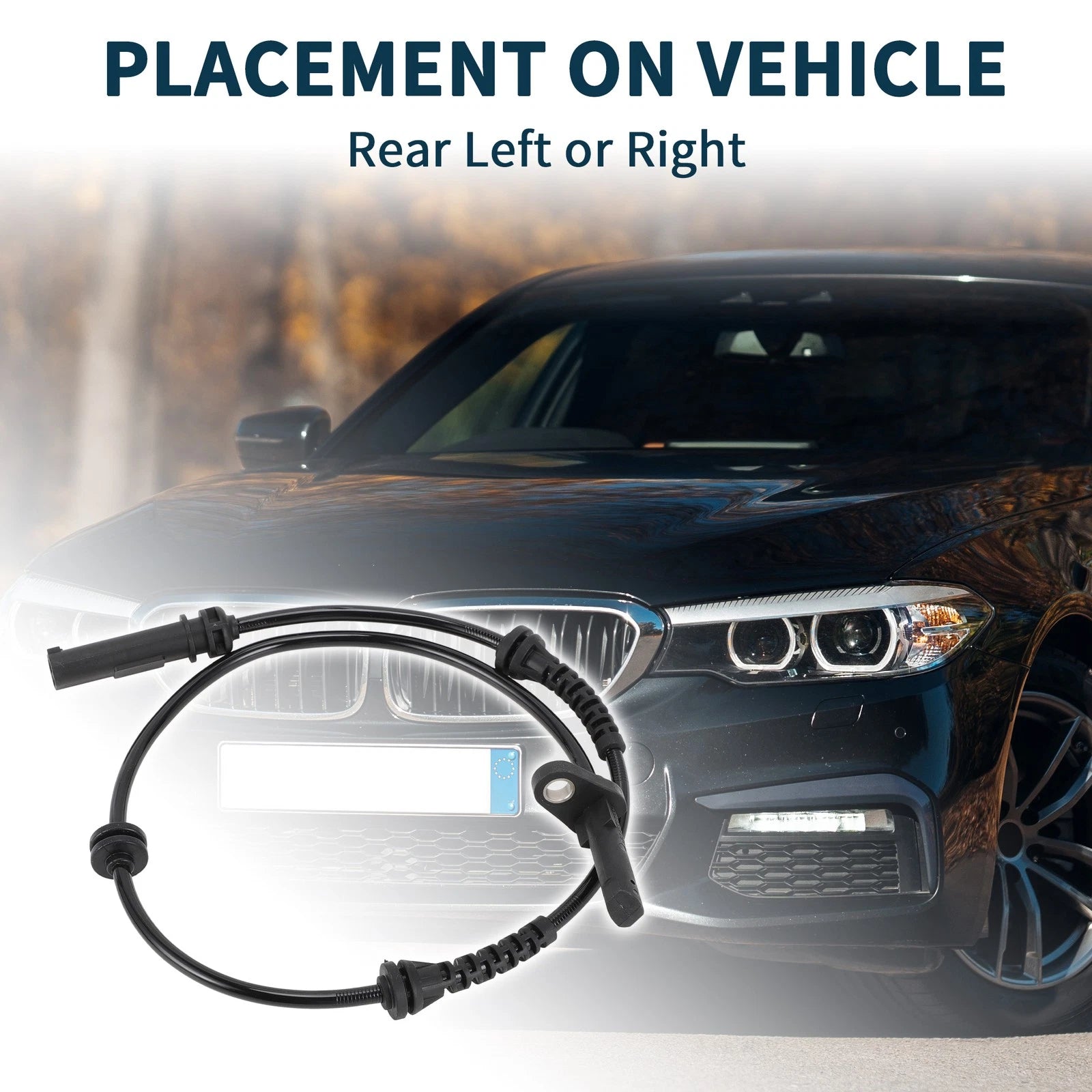 Rear ABS Wheel Speed Sensor for BMW 528i (2011–2016) No. 34526784901