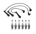 Denso Wire Set & 6 Iridium TT Spark Plugs for Lexus 3.0L L6