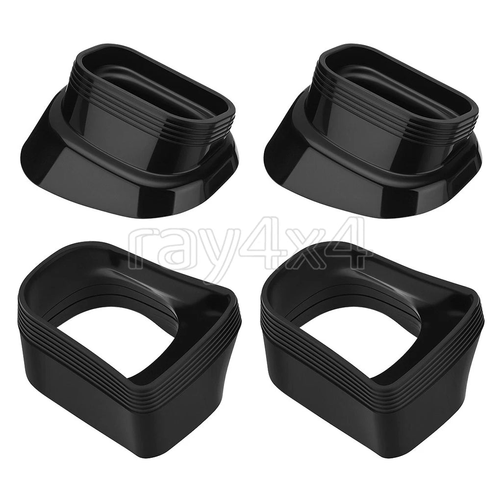 Set of 2 Rubber Intake Boots for Suzuki GSXR 600 (1997–2000) GSXR 750 (1996–1999)