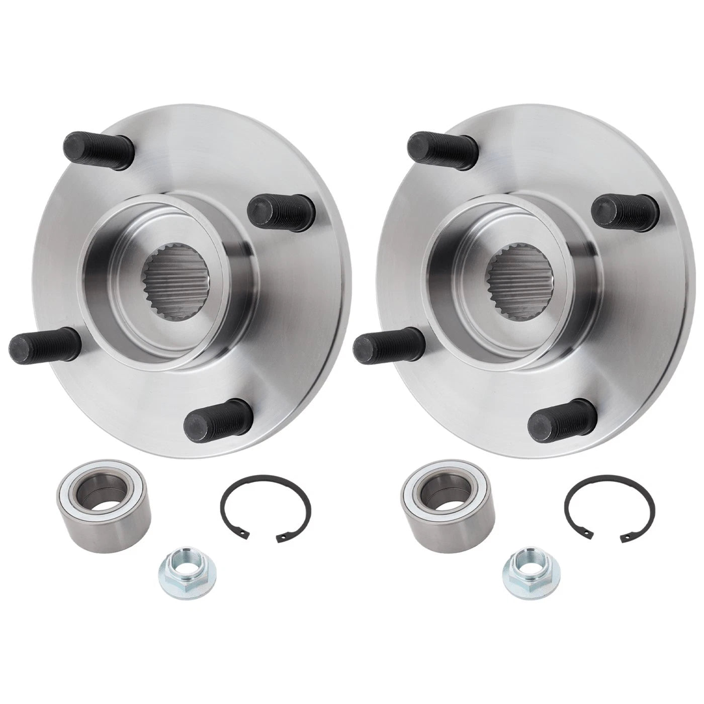 2X Front Wheel Hubs for Ford Focus