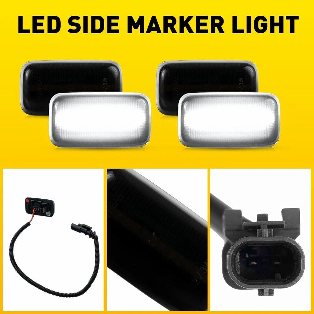 Smoked Side Marker Lights for Chevrolet Silverado (2015–2023)