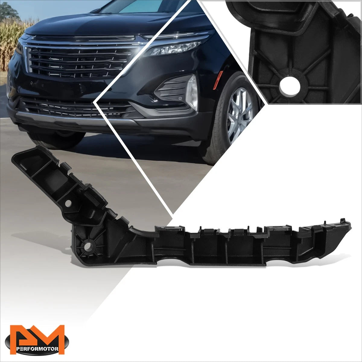 Front Driver Left Side Bumper Cover Support Bracket for Chevrolet Equinox (2010–2017)