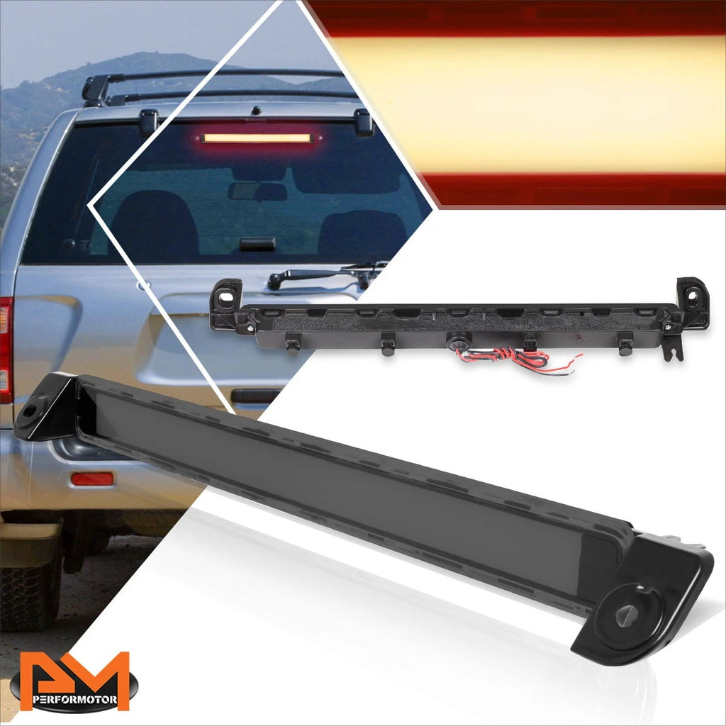 3D LED Bar Third Tail Brake Light for Pathfinder/QX4 (2001–2004) - Smoked