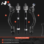 Set of 4 Tie Rod Ends for Kia Forte (2014–2018)