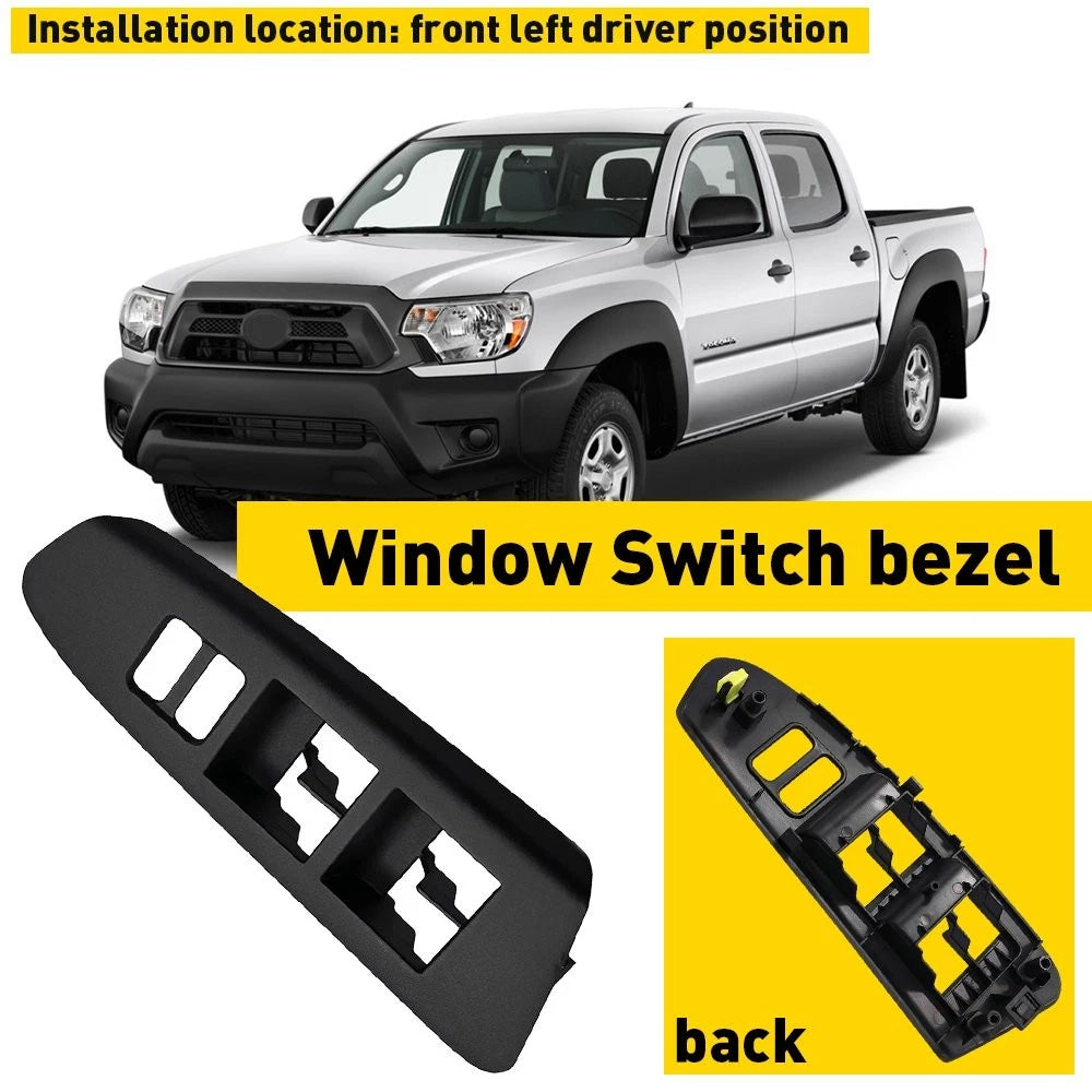 Set of 2 Power Window Switch Bezels for Toyota Tacoma (2004–2013)