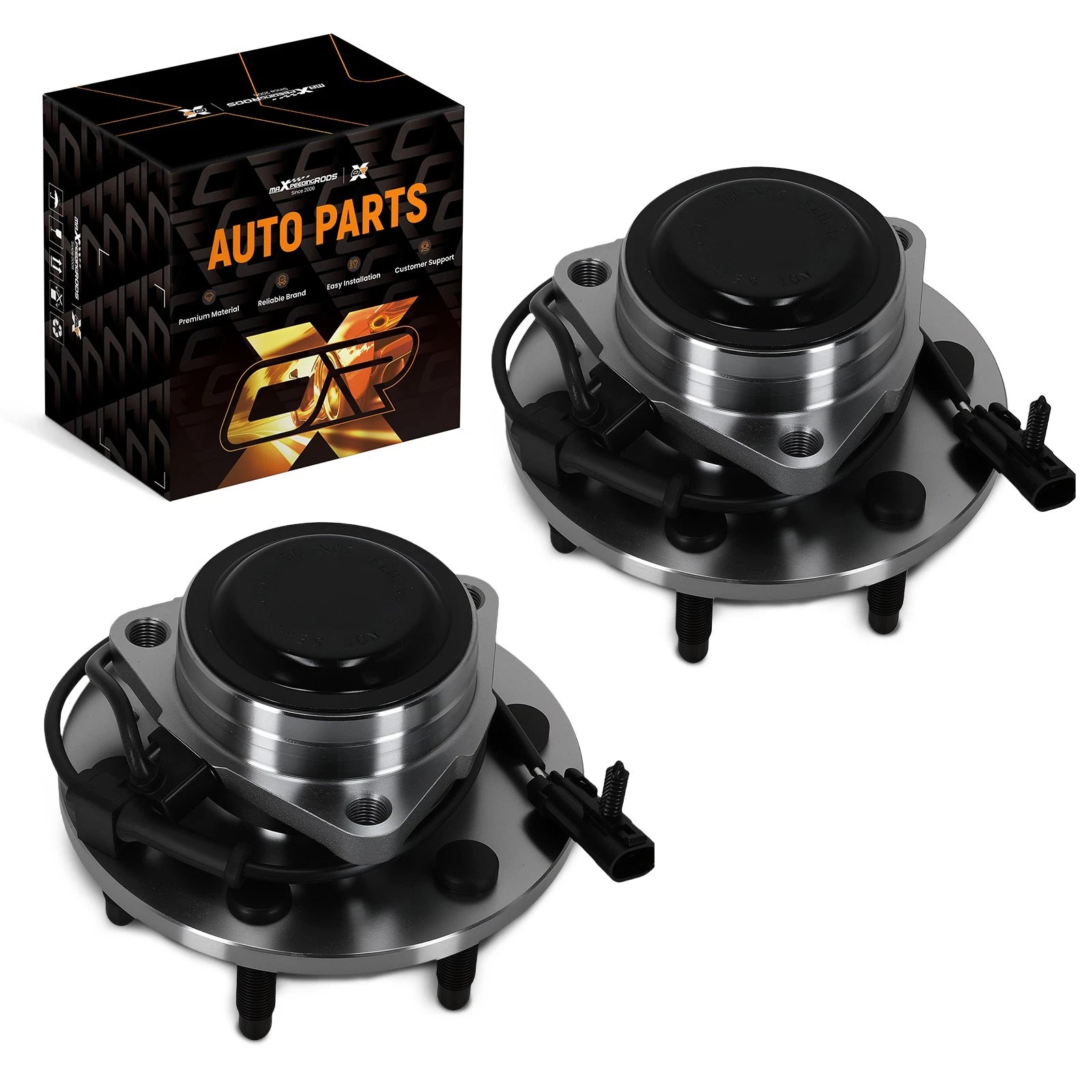 Front Wheel Hub Assembly for Chevy Silverado 1500 HD (2001–2003) 2WD 6 Lug