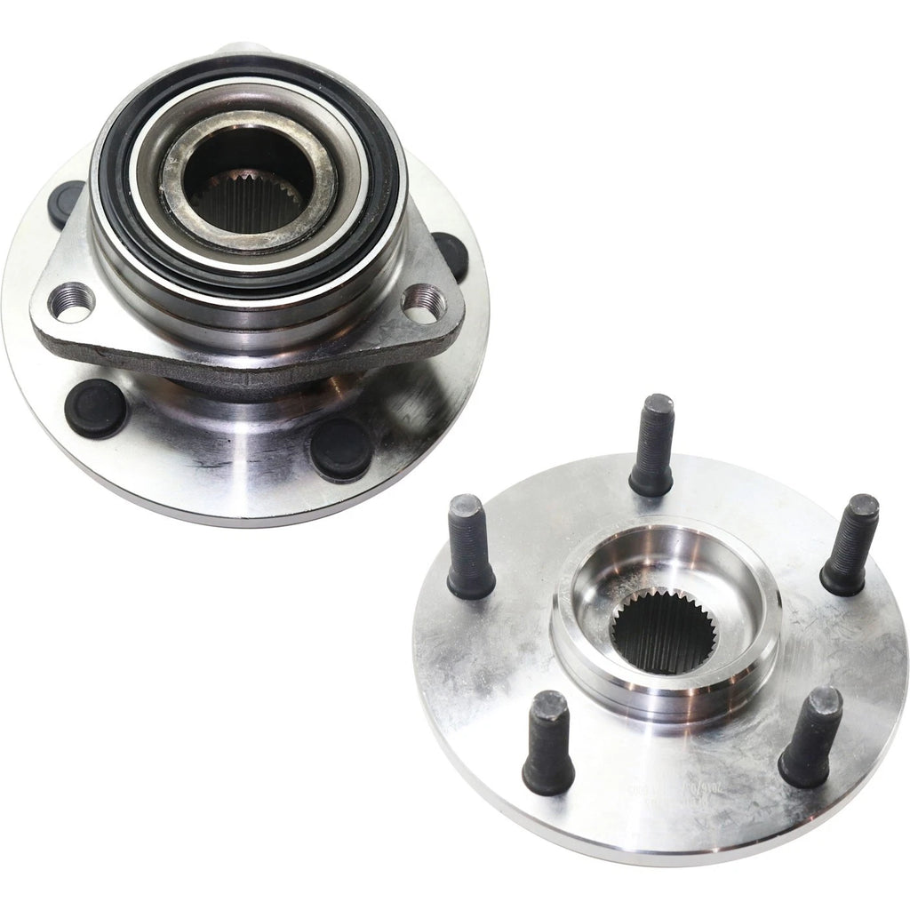 Wheel Hubs for Dodge Ram 1500 (1994–1999) Front L/R 5-Lug 4WD