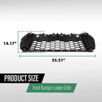 Front Bumper Lower Grille for Toyota Camry (2025) Honeycomb Black