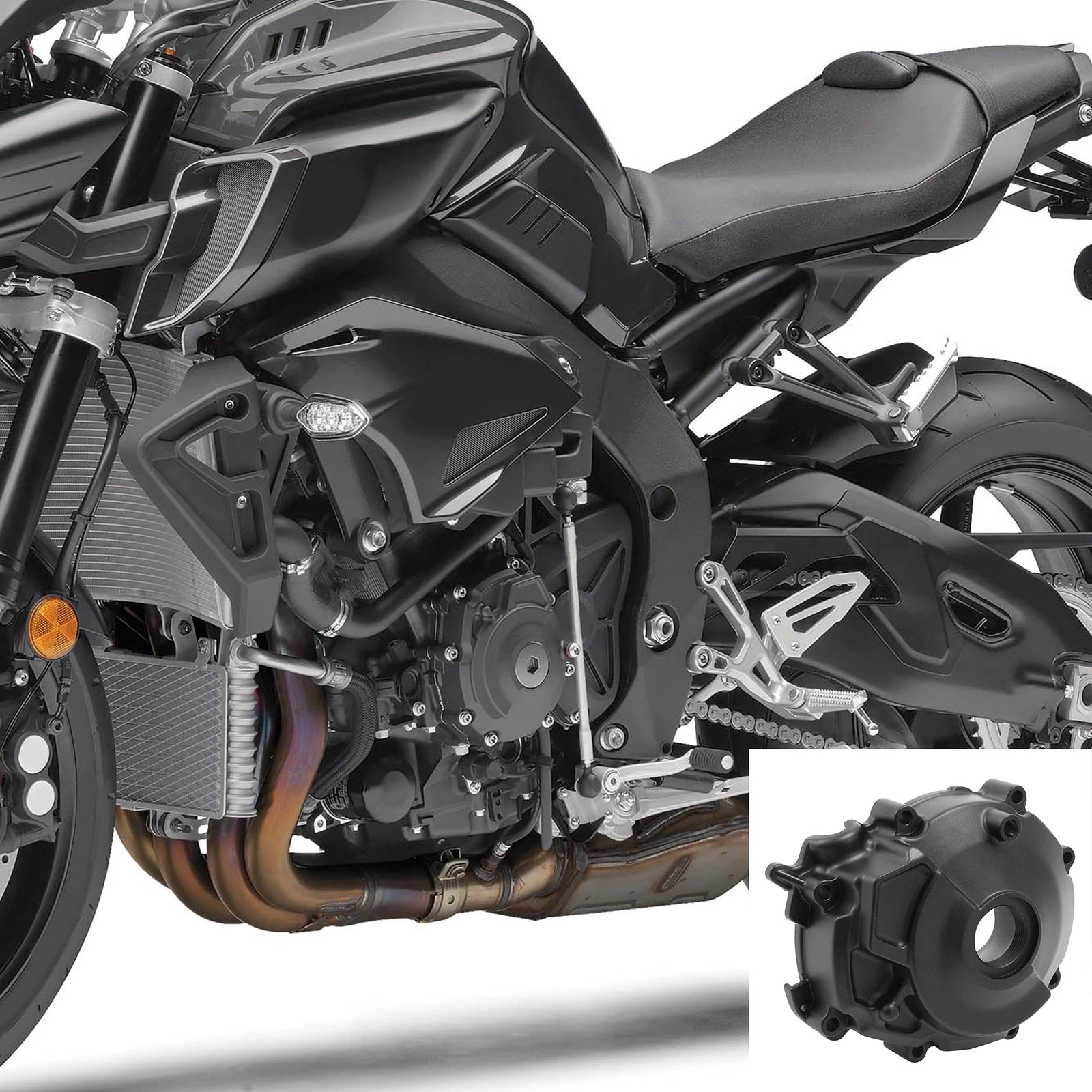 Left Stator Cover Crankcase for Yamaha FZ10 MT10 (2017–2025)