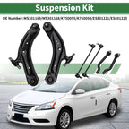 Set of 6 Front Lower Control Arms for Nissan Rogue (2014–2019) No.MS301169/MS301168