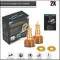 2X H7 SMD LED Headlight Bulbs for Conversion Kit (6000K)